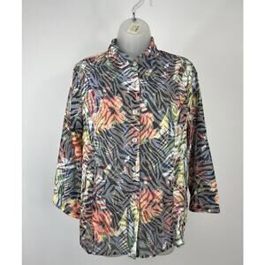 Drapers & Damon’s Button Up Shirt Multi Color Size PM Excellent Condition